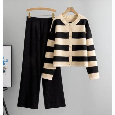 Conjunto Rayas Acanalado