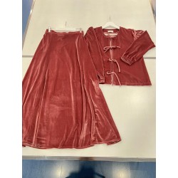 Conjunto terciopelo Rosa