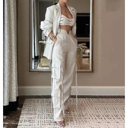 Conjunto Arena Elegance Chaquetas y Pantalones