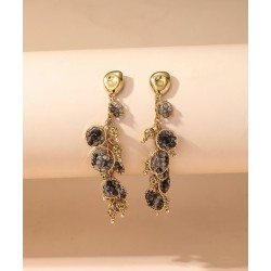 Pendientes boton oro