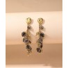 Pendientes boton oro