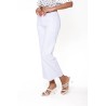 Wide Leg Cropped blanco.