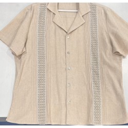 Guayabera en lino Hombre