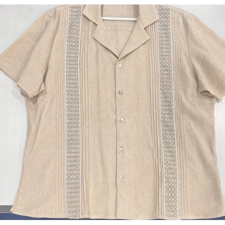 Guayabera en lino Hombre