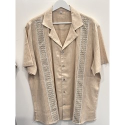 Guayabera en lino Hombre