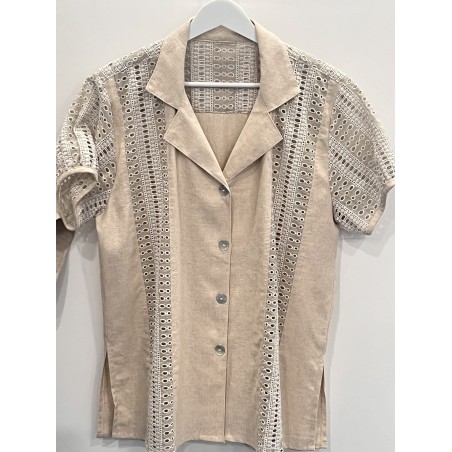 Guayabera lino Mujer