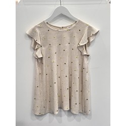 Blusa lino pecas