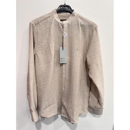 Camisa Hombre lino Beige